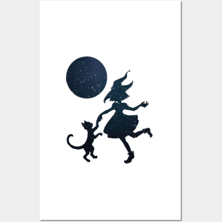 The Night Dance Silhouette Posters and Art